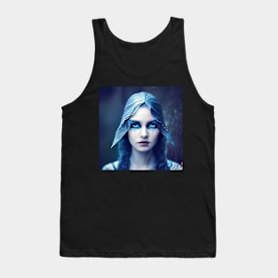 Estara Winterhold - Beautiful Gothic Elf Woman from Another World Tank Top